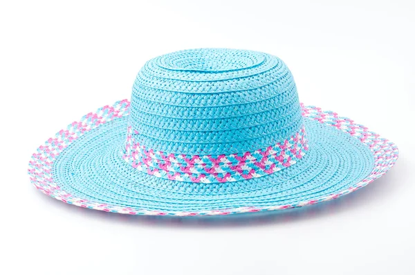 Beach hat isolated white background — Stock Photo, Image
