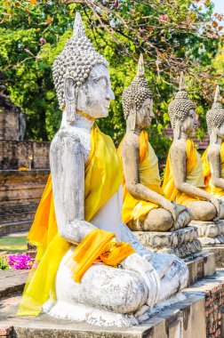 WAT yai chaimongkol Tapınağı ayutthaya, Tayland