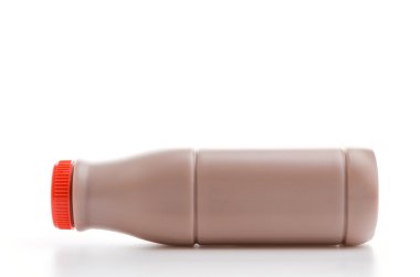 izole çikolatalı süt beyaz arka plan