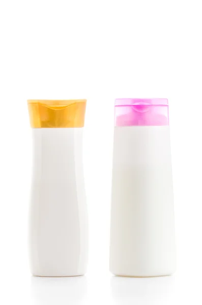 Bottiglia di plastica isolato sfondo bianco — Foto Stock