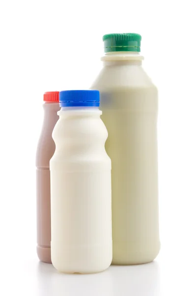 Melk geïsoleerd witte achtergrond — Stockfoto