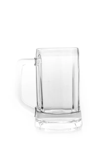 Üres üveg elszigetelt fehér háttér — Stock Fotó