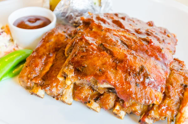 Bbq filete costillas —  Fotos de Stock