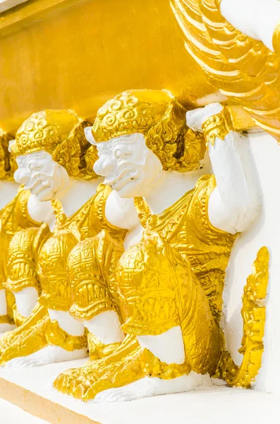 Статуя мавпи в храмі — стокове фото