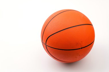 izole basketbol beyaz arka plan