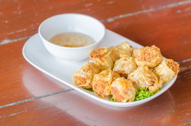 kızartılmış Yengeç kabuk