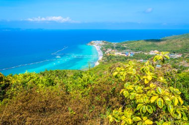 pattaya şehir Tayland Koh Larne Adası tropik beach