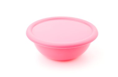 plastik kase izole beyaz arka plan