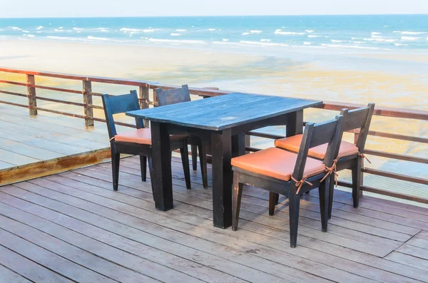 Dinner on the beach — Stock Photo, Image