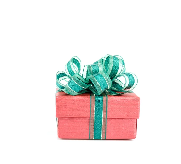 Gift box isolated white background — Stock Photo, Image