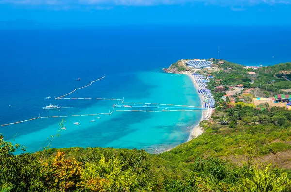 Koh 柯兰岛热带海滩在芭堤雅市 — 图库照片