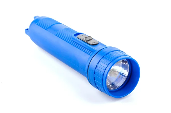 Flashlight isolerad vit bakgrund — Stockfoto