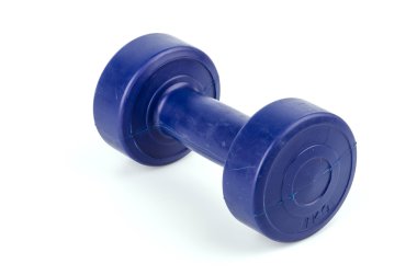 dumbell izole beyaz arka plan