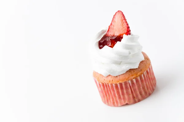 蛋糕草莓 — 图库照片