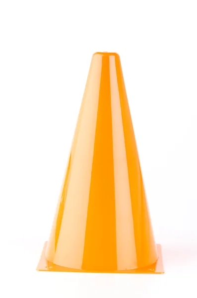 Traffic cones isolated white background — Stock Photo, Image