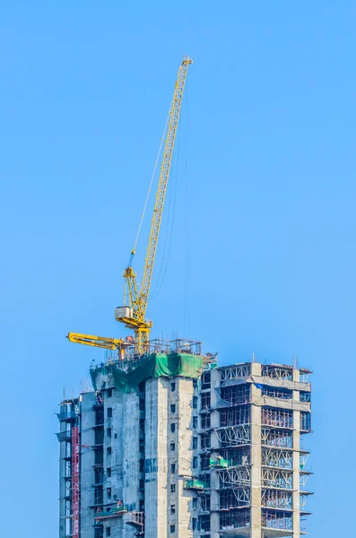 Construção de gruas — Fotografia de Stock