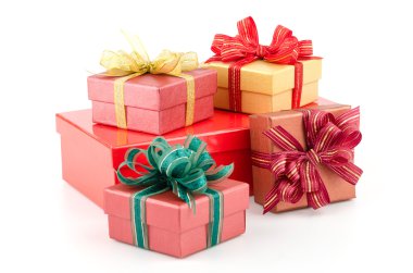 Hediye Kutusu İzole Beyaz Arkaplan