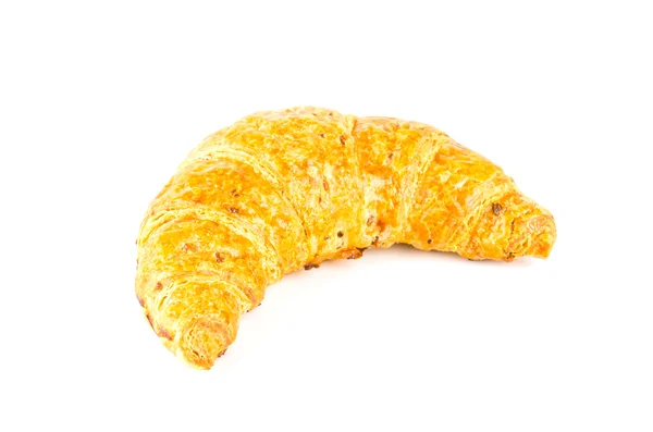 Croissant isolado fundo branco — Fotografia de Stock