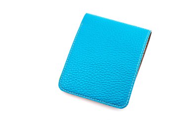 deri cüzdan izole beyaz arka plan