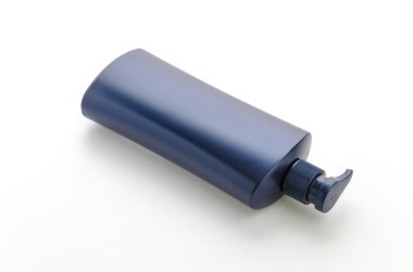 kozmetik şişe üzerinde beyaz izole