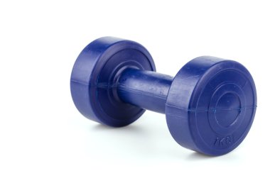 dumbell izole beyaz arka plan