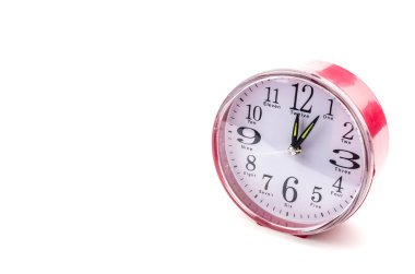 izole clock beyaz arka plan