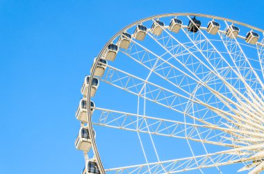 Parktaki dönme dolap.