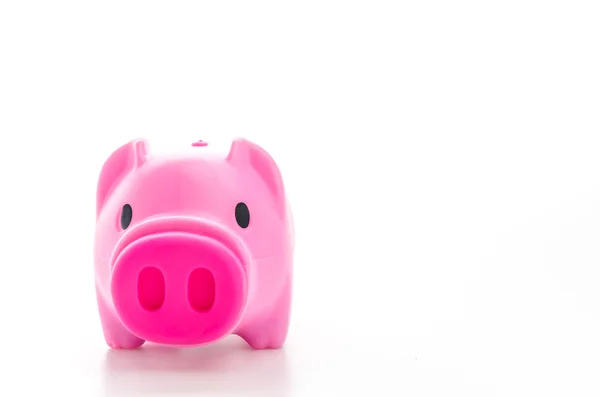 Piggybank geïsoleerd op witte achtergrond — Stockfoto