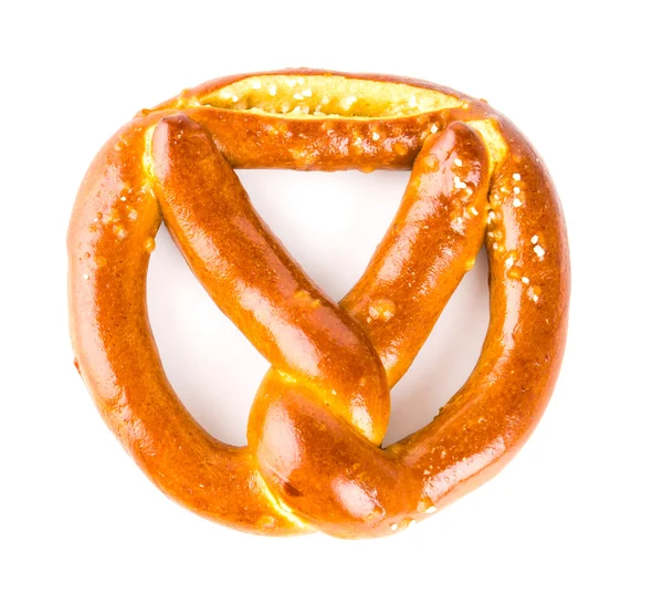 Pretzel isolated white background — Stock Photo, Image