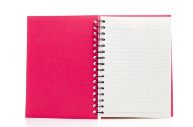 izole defter beyaz arka plan