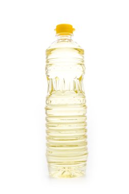 Petrol şişe izole beyaz arka plan