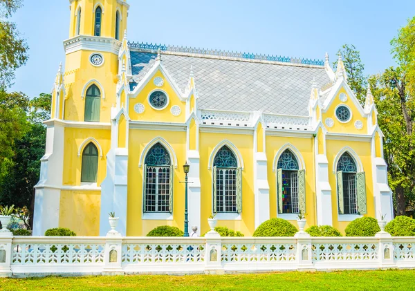 Wat niwet thammaprawat Tempelplatsens kyrka i ayutthaya thailand — Stockfoto