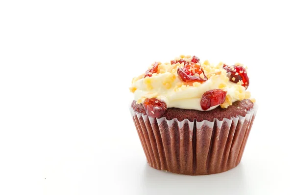 Cupcake velluto rosso — Foto Stock