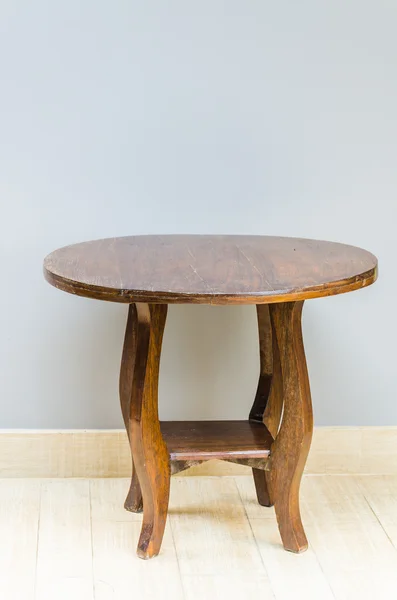 Drewniane krzesło stół — Zdjęcie stockowe