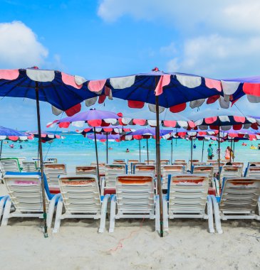 Koh Larne Adası tropik sahil