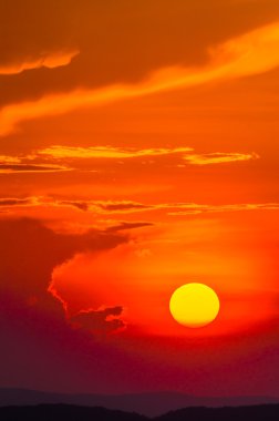 gökyüzü günbatımı