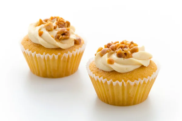 Nuts cupcake — Stock Photo, Image