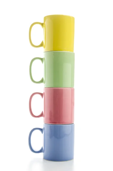 Tazas de color — Foto de Stock