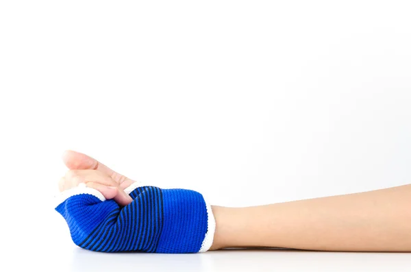 Wrist splint hand — Stock Photo, Image