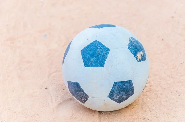 Ball on sand — Stock Photo, Image