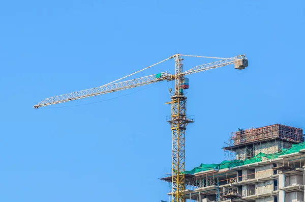 Construcción de grúas — Foto de Stock