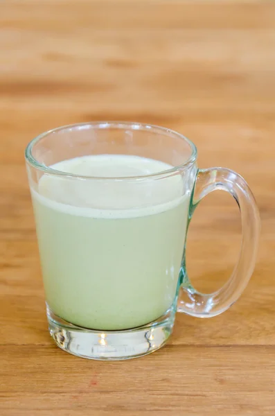 Latte di tè verde — Foto Stock