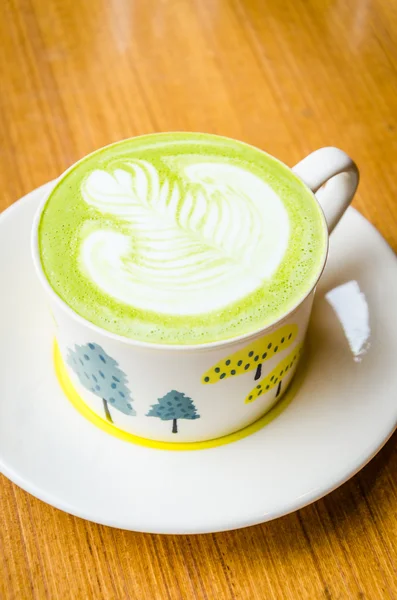 Latte di tè verde — Foto Stock