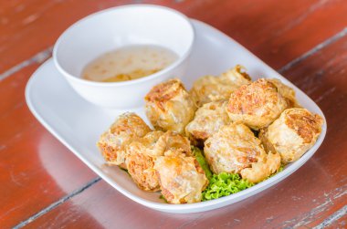 kızartılmış Yengeç kabuk