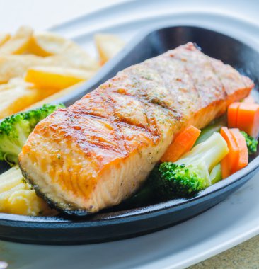 Salmon grilled