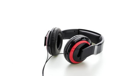 beyaz izole kulaklık