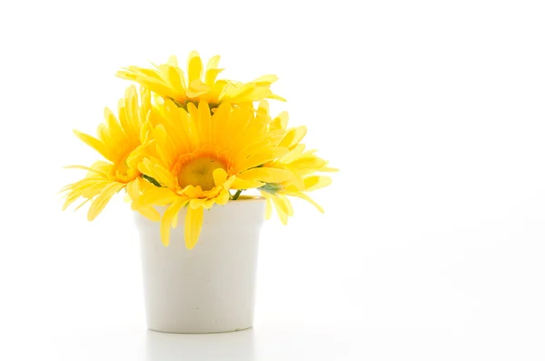 Bouquet fiori isolati su bianco — Foto Stock
