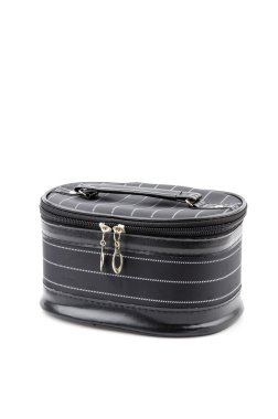 Makyaj çantası izole beyaz arka plan