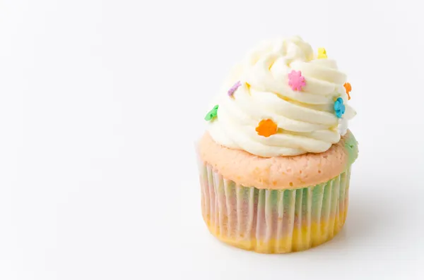 Cupcake arc-en-ciel — Photo