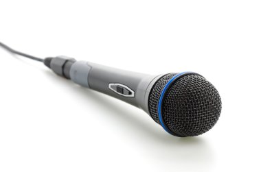 Microphone isolated on white clipart